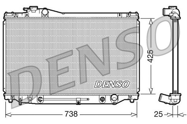 Denso Radiator DRM51007 - image 2