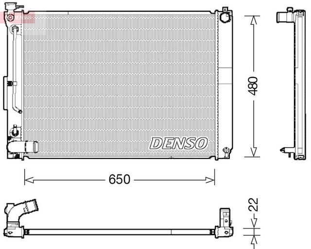 Denso Radiator DRM51012 - image 2