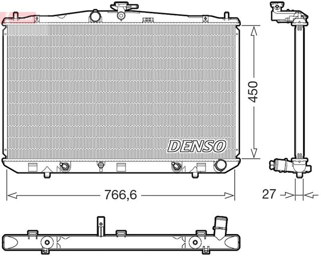 Denso Radiator DRM51017 - image 2