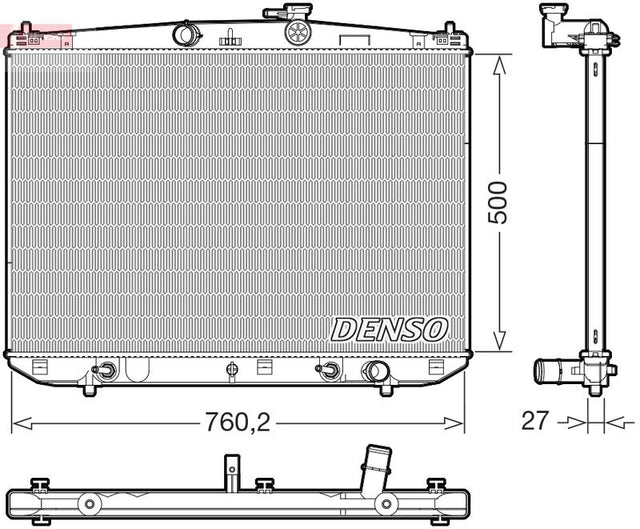 Denso Radiator DRM51020 - image 2