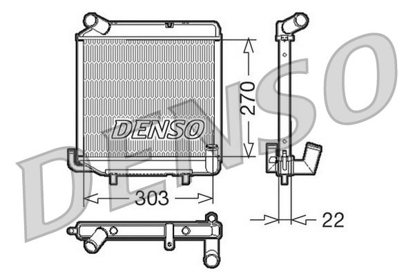 Denso Radiator DRM99003 - image 2