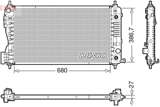 Denso Radiator DRM99012 - image 2