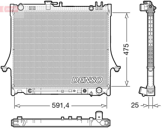 Denso Radiator DRM99015 - image 2