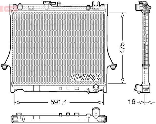 Denso Radiator DRM99016 - image 2