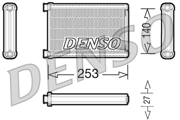 Denso Heat Exchanger DRR05005 - image 2