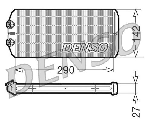 Denso Heat Exchanger DRR07005 - image 2