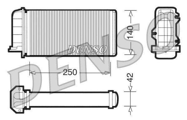 Denso Heat Exchanger DRR09001 - image 2