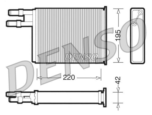 Denso Heat Exchanger DRR09031 - image 2