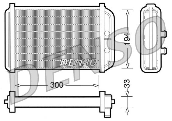 Denso Heat Exchanger DRR09033 - image 2