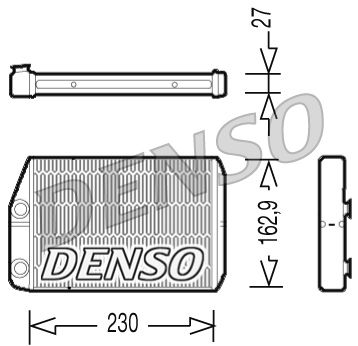 Denso Heat Exchanger DRR09034 - image 2