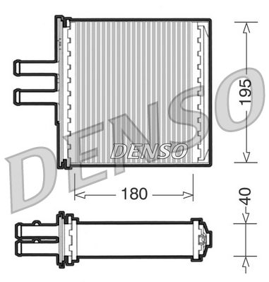 Denso Heat Exchanger DRR09061 - image 2