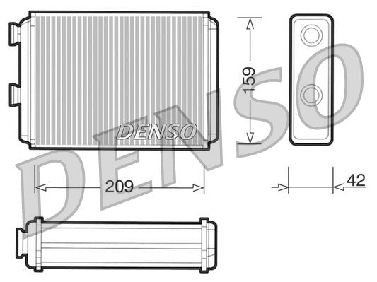 Denso Heat Exchanger DRR09070 - image 2