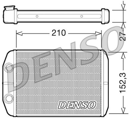 Denso Heat Exchanger DRR09073 - image 2