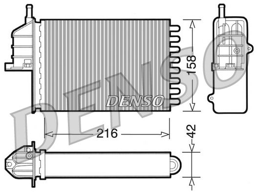Denso Heat Exchanger DRR09080 - image 2
