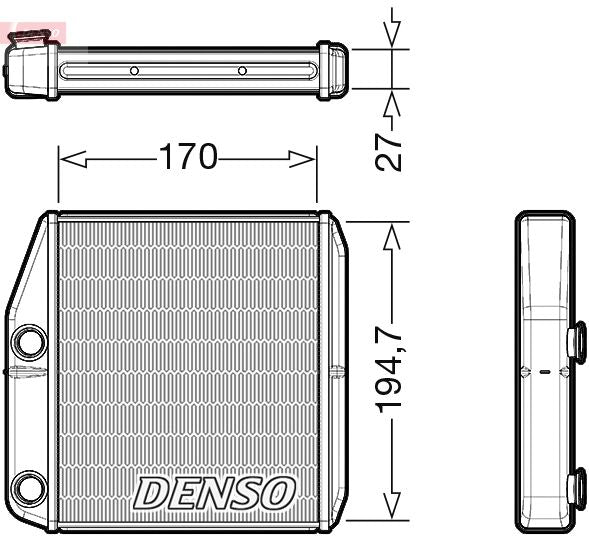 Denso Radiator DRR09101 - image 2