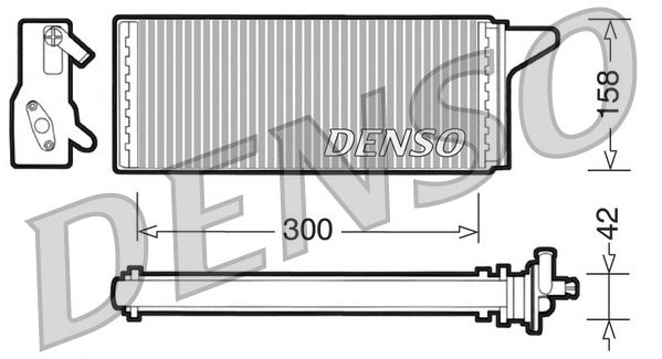 Denso Heat Exchanger DRR12001 - image 2