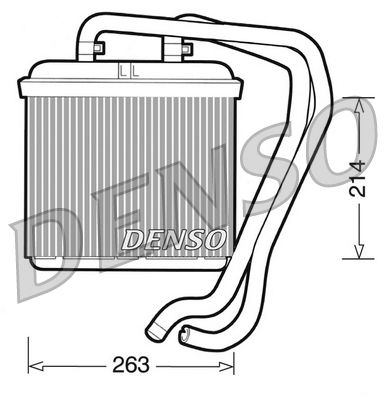 Denso Heat Exchanger DRR12004 - image 2