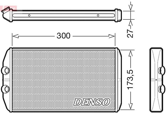 Denso Heat Exchanger DRR12008 - image 2