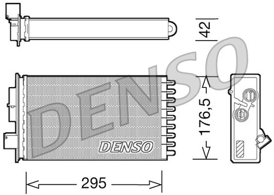 Denso Heat Exchanger DRR12022 - image 2