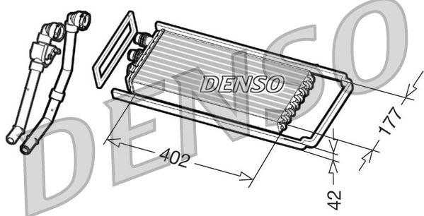 Denso Heat Exchanger DRR12101 - image 2