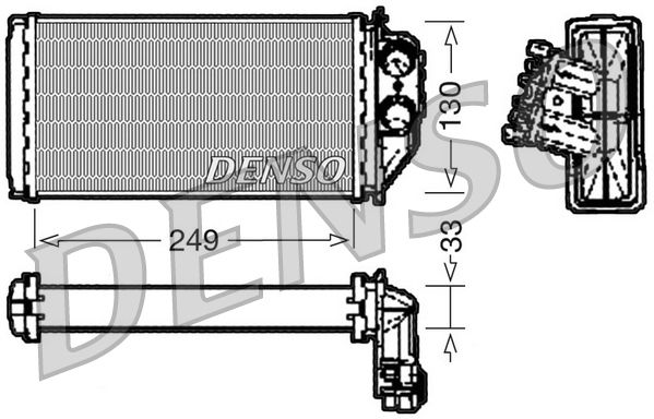 Denso Heat Exchanger DRR21002 - image 2