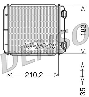 Denso Heat Exchanger DRR23018 - image 2