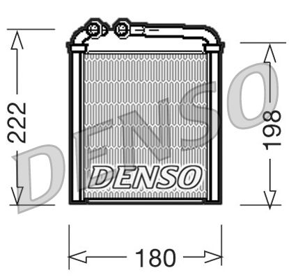 Denso Heat Exchanger DRR32005 - image 2
