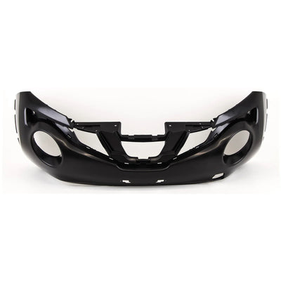 Nissan Juke 2014-2019 Front Bumper Upper Section Black Insurance Approved - tradevehicleparts.co.uk