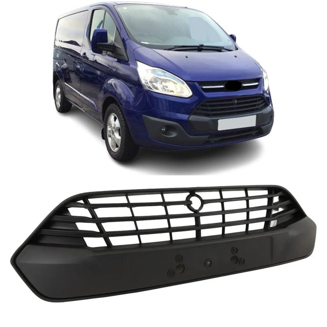 Fits Ford Transit Custom 2012-2018 Front Bumper Grille Centre Upper Black - image 2