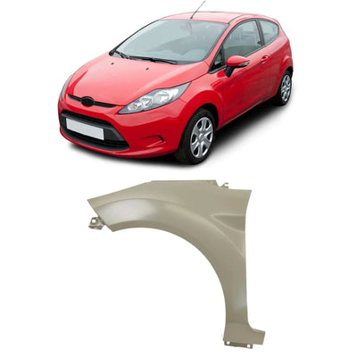 Fits Ford Fiesta Mk7 2008-2017 Front Wing Primed Passenger Side - tradevehicleparts.co.uk