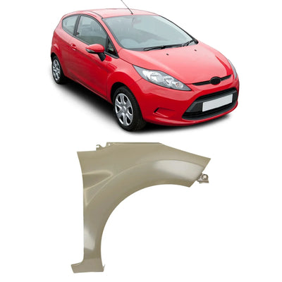 Fits Ford Fiesta Mk7 2008-2017 Front Wing Primed Driver Side - tradevehicleparts.co.uk