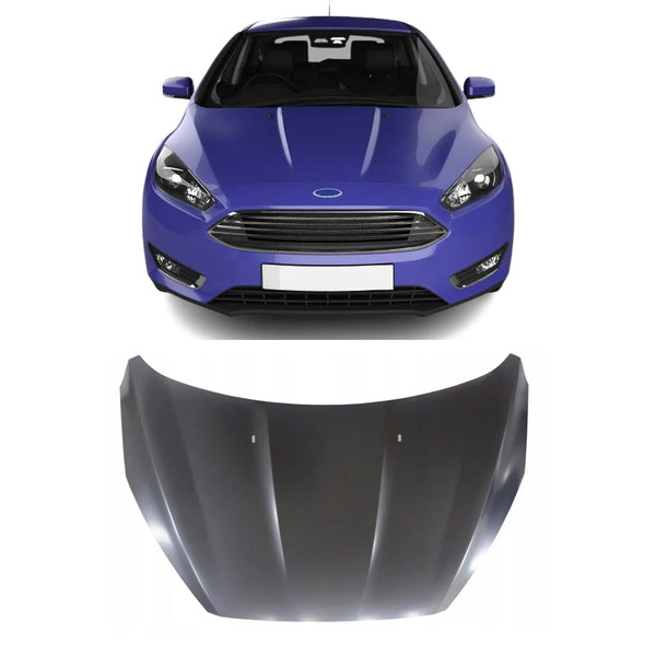 Fits Ford Focus 2014-2018 Bonnet Primed Not Electric Models