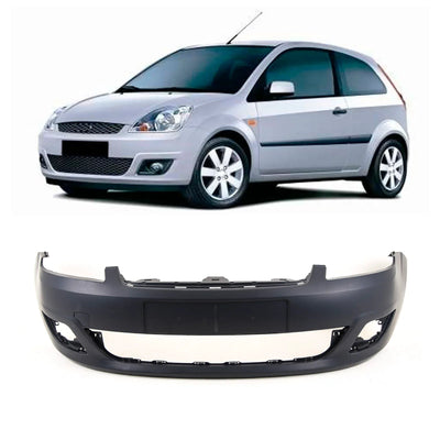 Fits Ford Fiesta Mk6 2005-2008 Front Bumper Primed - tradevehicleparts.co.uk