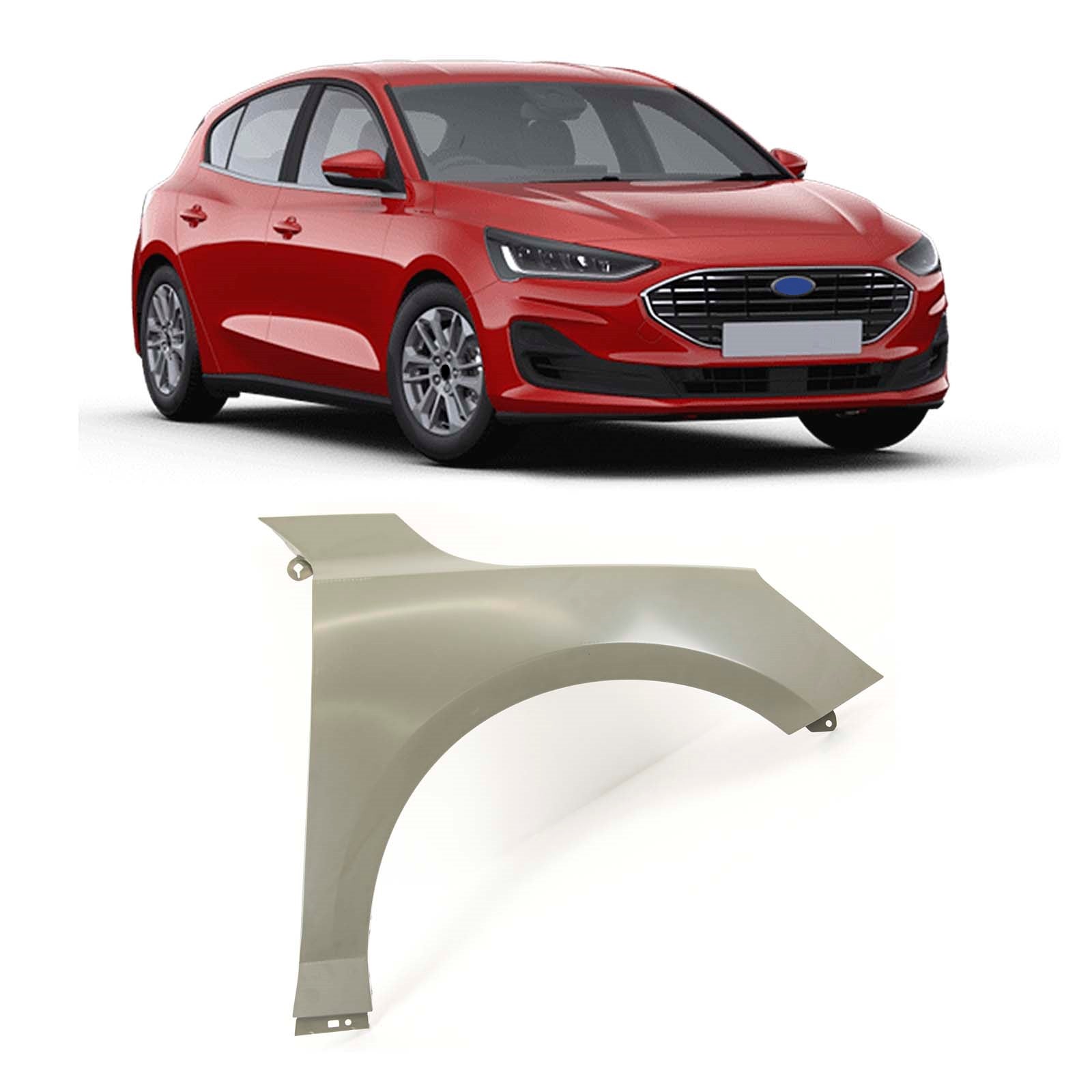 Ford Focus 2018- Front Wing Driver Side Primed