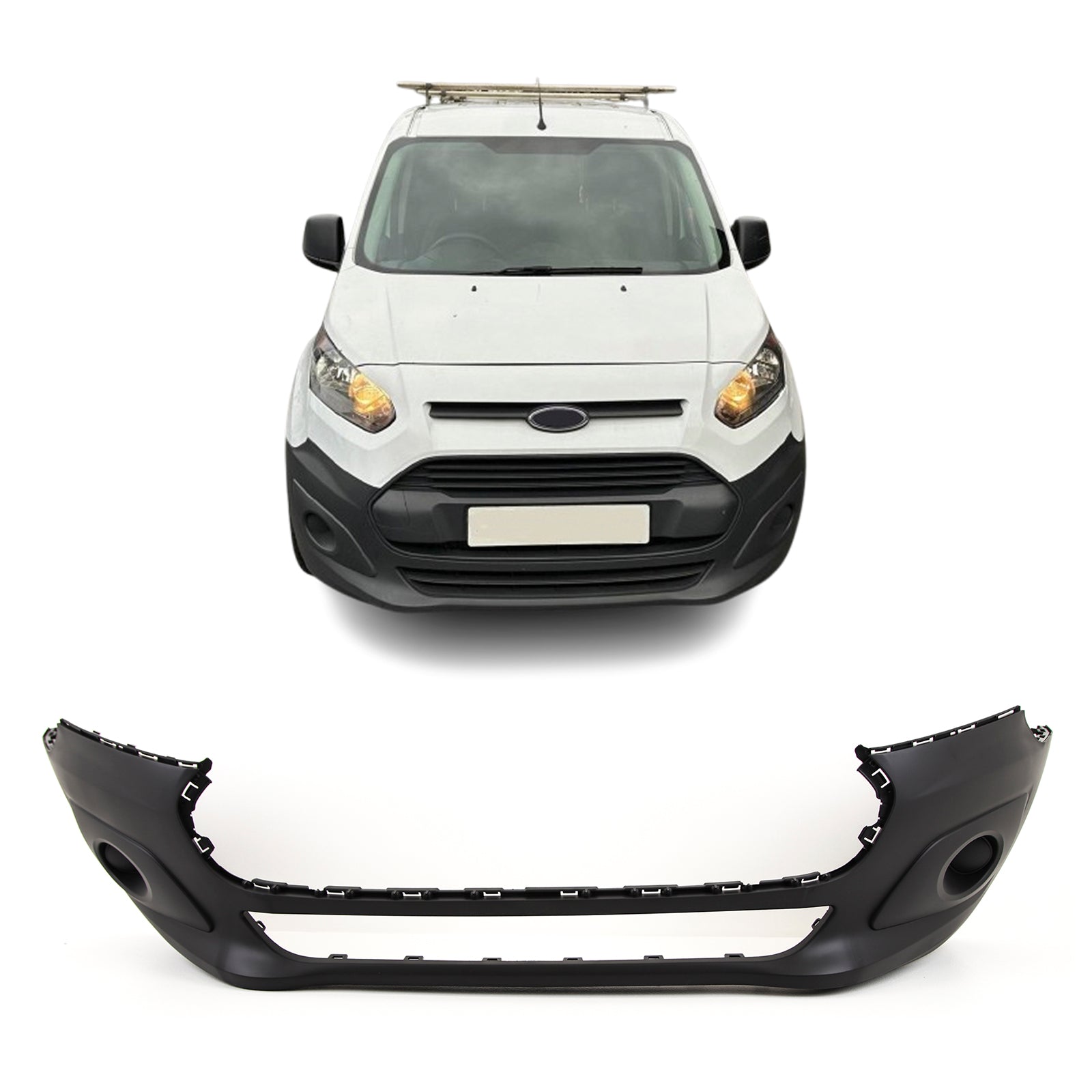 For Ford Transit Connect 2014-04/2018 Front Bumper Lower No Fog Holes
