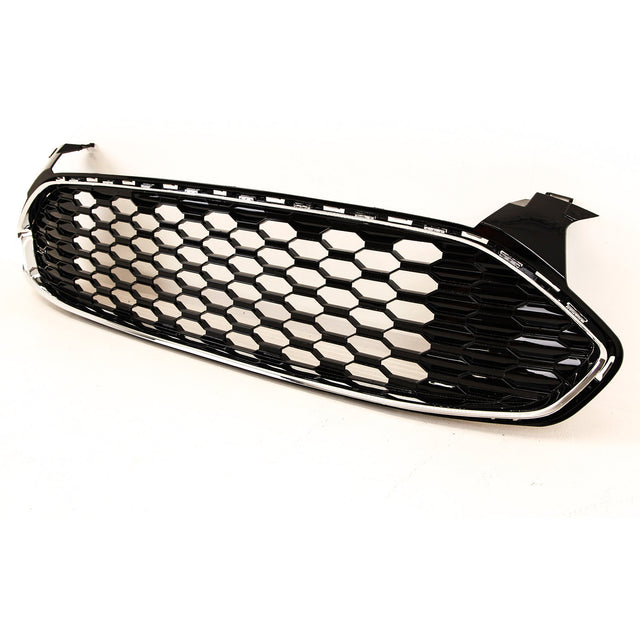 Fits Ford Mondeo 2015-2019 Front Bumper Main Center Honeycomb Sport With Chrome Frame - image 3