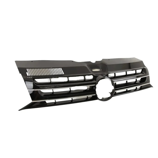 Fits VW Transporter T5.1 2010- Front Bumper Centre Grille Sportline Gloss Black With Chrome - image 4