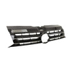 Fits VW Transporter T5.1 2010- Front Bumper Centre Grille Sportline Gloss Black With Chrome thumbnail