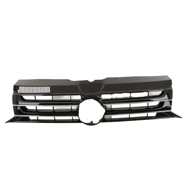 Fits VW Transporter T5.1 2010- Front Bumper Centre Grille Sportline Gloss Black With Chrome - image 5