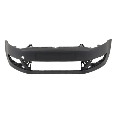 Fits VW Polo 6R 2009-2014 Front Bumper Primed No Pdc Or Washer Holes New - tradevehicleparts.co.uk