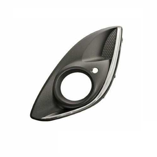 Fits Vauxhall Corsa D 2011-2014 Passenger Side Front Bumper Fog Grille With Chrome Moulding