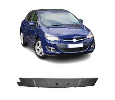 Fits Vauxhall Astra J 2012-2015 Front Bumper Without Pdc Holes Licence Plate Holder - tradevehicleparts.co.uk