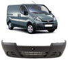 Fits Vauxhall Vivaro 2007-2014 Front Bumper Gray Textured W/O Fog Lamp Holes thumbnail