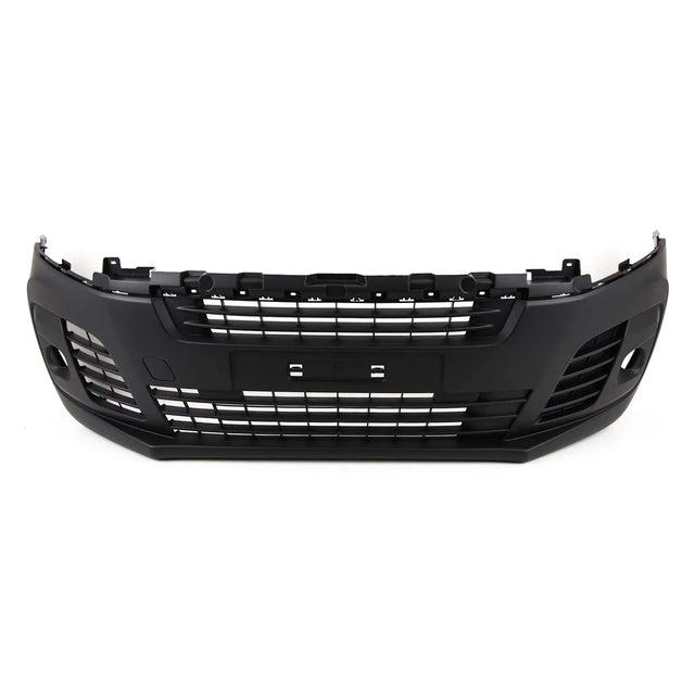 Fits Vauxhall Vivaro 2019- Front Bumper Black With Fog Holes - image 2