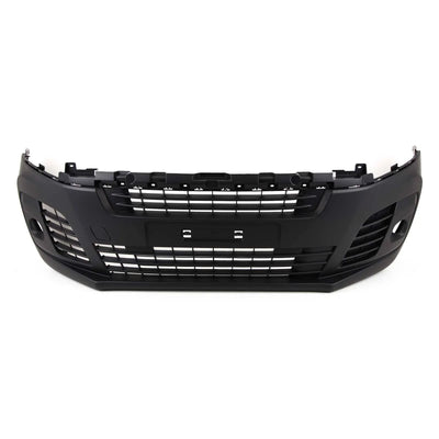 Fits Vauxhall Vivaro 2019- Front Bumper Black With Fog Holes - tradevehicleparts.co.uk