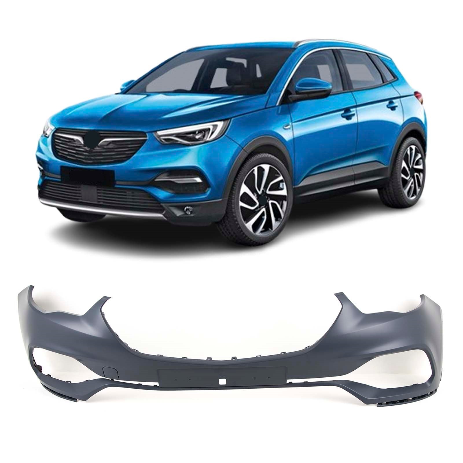 Fits Vauxhall Grandland X 2017-2021 Front Bumper Primed Without PDC