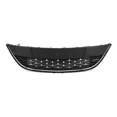 For Vauxhall Astra J 20122015 Front Bumper Lower Grill With Chrome Trim & Plate Holder - tradevehicleparts.co.uk