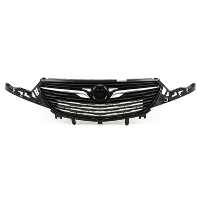For Vauxhall Grandland X 07/2017-06/2021 Front Bumper Upper Grille With Chrome Trim - tradevehicleparts.co.uk
