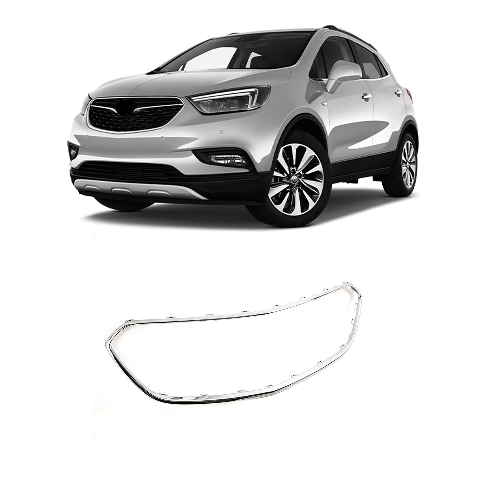 For Vauxhall Mokka X 2016-2019 Front Main Grille Moulding Chrome Brand New