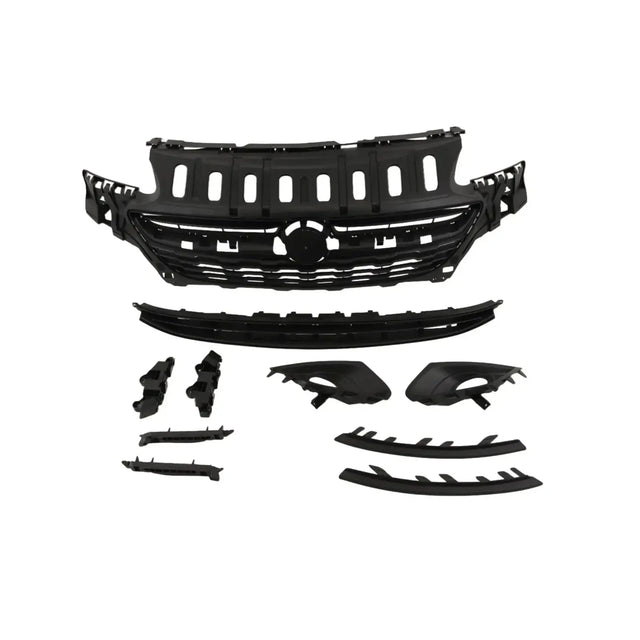Fits Vauxhall Corsa E 2015-2019 Front Bumper Kit Complete With Grilles Primed With 4 PDC Holes - image 5